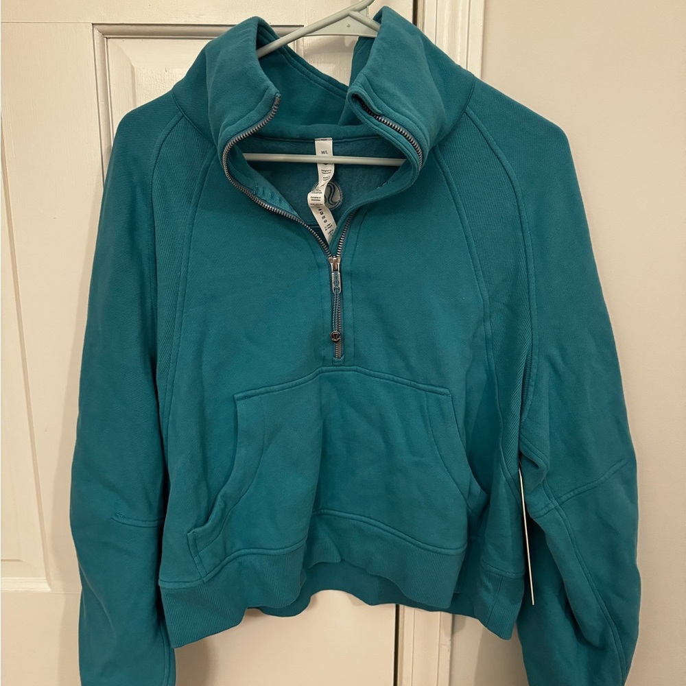 Lululemon scuba oversized funnel neck half zip
